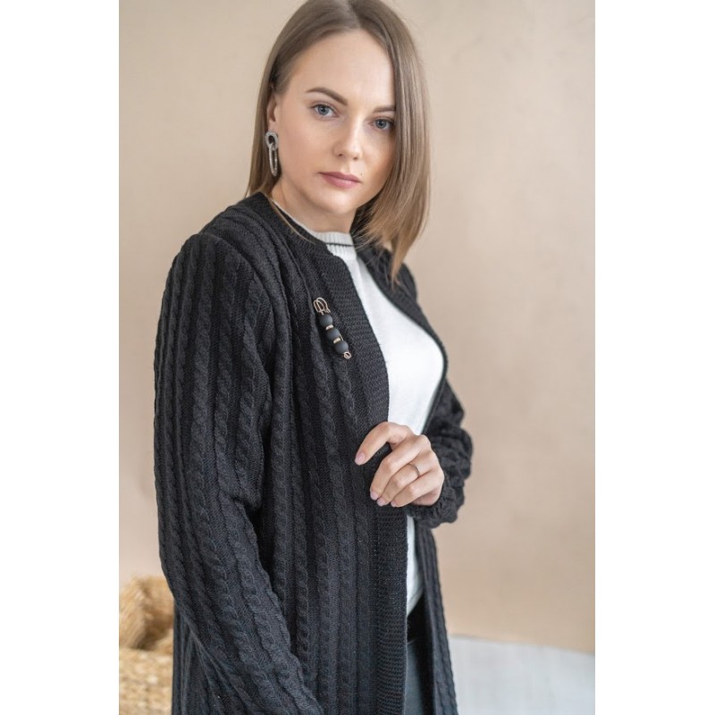 Кардиган жіночий 0861 Чорний